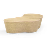 Slab 60" Natural Seagrass Coffee Table