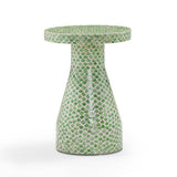 Halio Shell Side Table - Green