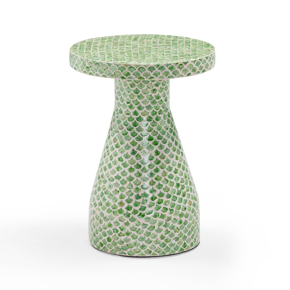 Halio Shell Side Table - Green