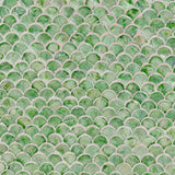 Halio Shell Side Table - Green