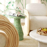 Halio Shell Side Table - Green