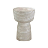 Charra Indoor/Outdoor Side Table - Travertine