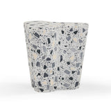 Slab Faux Terrazzo Indoor/Outdoor Side Table - Black and White