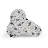 Slab Faux Terrazzo Indoor/Outdoor Side Table - Black and White