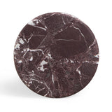 Delta Concrete Indoor/Outdoor Round Side Table - Red Levanto
