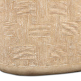 Suraya 55" Indoor/Outdoor Concrete Console Table - Faux Travertine