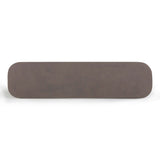 Suraya 55" Indoor/Outdoor Concrete Console Table - Dark Umber