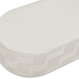 Suraya 55" Indoor/Outdoor Concrete Rounded Coffee Table - Ivory