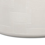 Suraya 55" Indoor/Outdoor Concrete Rounded Coffee Table - Ivory