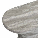 Hyre 59" Faux Stone Indoor/Outdoor Concrete Console Table
