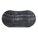 Hades 47" Black Faux Marble Indoor/Outdoor Concrete Coffee Table