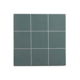 Alma Tile Concrete Indoor/Outdoor Side Table - Green