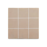 Alma Tile Concrete Indoor/Outdoor Side Table - Taupe