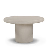 Jade Concrete Indoor/Outdoor Coffee Table (28"-34") - Cream / Medium