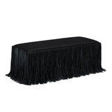 Shag Me 50" Performance Vegan Leather Bench - Black