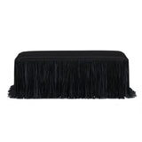 Shag Me 50" Performance Vegan Leather Bench - Black