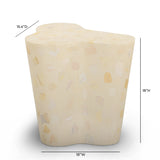 Slab Faux Terrazzo Indoor/Outdoor Side Table - Butternut