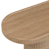 Darcy 59" Concrete Indoor/Outdoor Console Table - Travertine