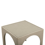 Tomlin Performance Chenille Game Table and Two Ottomans Set - Tan