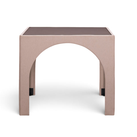 Tomlin 35" Square Mahjong Table - Light Pink