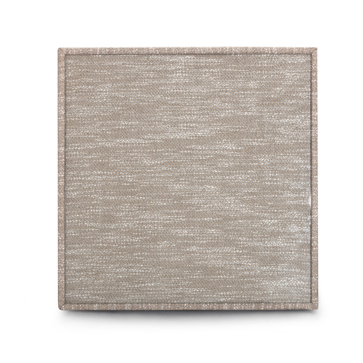 Tomlin Performance Chenille Game Table and Two Ottomans Set - Beige