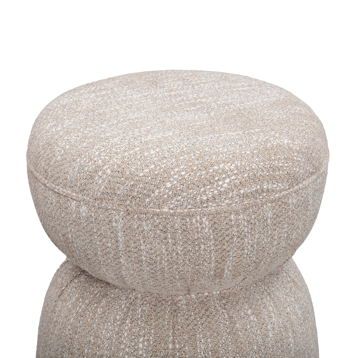 Tomlin Performance Chenille Game Table and Two Ottomans Set - Beige