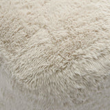 Britt Contract-Grade Vegan Shearling Ottoman - Natural