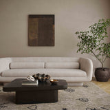 Yoko Black Coffee Table (32"-39") - Large