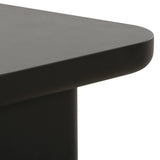 Yoko Black Coffee Table (32"-39") - Small