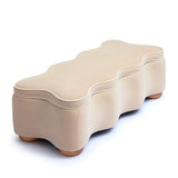 Thalia 48.5" Performance Velvet Storage Bench - Tan