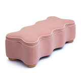 Thalia 48.5" Performance Velvet Storage Bench - Pink