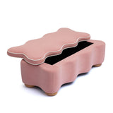 Thalia 48.5" Performance Velvet Storage Bench - Pink