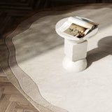 Tarba Organic Floor Rug - Tan