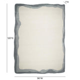 Tarba Rectangular Floor Rug - Grey / 8' x 10'