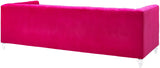 Bea 91" Performance Velvet Tufted Sofa - Pink