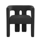Sloane Performance Velvet Accent Chair - Black