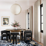 Sloane Performance Velvet Accent Chair - Black
