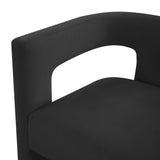 Sloane Performance Velvet Accent Chair - Black