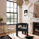 Sloane Performance Velvet Accent Chair - Black