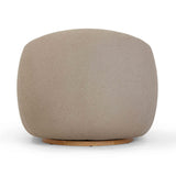 Judy Boucle Swivel Accent Chair - Taupe