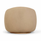 Judy Boucle Swivel Accent Chair - Honey