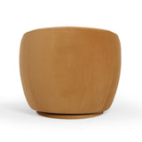 Jordan Performance Velvet Swivel Accent Chair - Tan