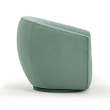 Jordan Performance Velvet Swivel Accent Chair - Sea Blue