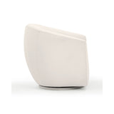 Jordan Performance Velvet Swivel Accent Chair - Cream