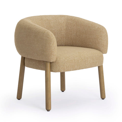 Foxy Performance Fabric Accent Chair - Honey
