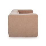 Alder 89" Upcycled Contract-Grade Chenille Sofa - Peach