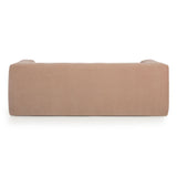 Alder 89" Upcycled Contract-Grade Chenille Sofa - Peach
