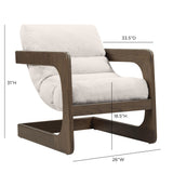 Palma Accent Chair - Cream