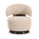 Austin Cream Performance Boucle Swivel Accent Chair