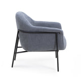Lua Performance Chenille Accent Chair - Blue
